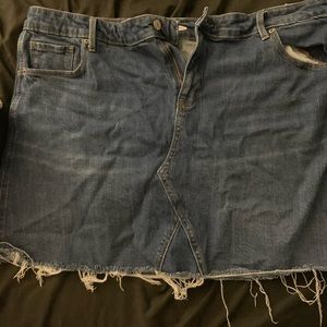Denim skirt